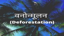 वनोन्मूलन (Deforestation)